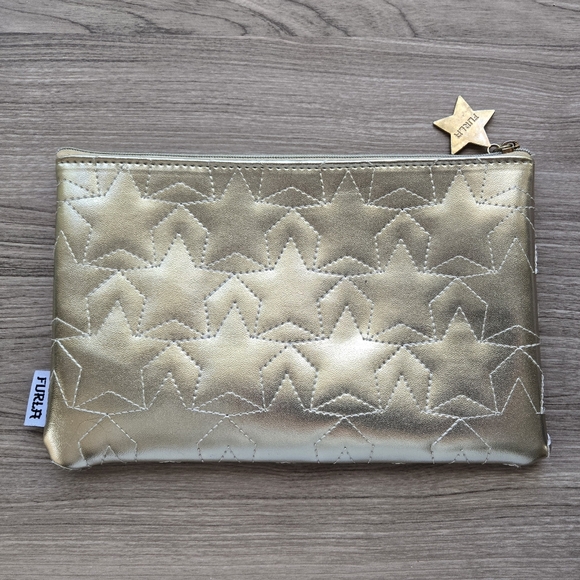 Furla Gold Metallic Star Pouch - Picture 2 of 2
